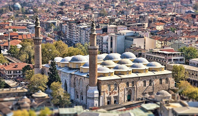 Bursa Ulu Cami — Bursa gezilecek yerler